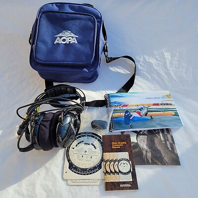 #ad ASA Aviation with Dual Plugs Set with AOPA Bag and General Aviation Extras $199.99