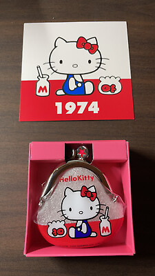 #ad Hello Kitty Coin Purse Case Vintage Collection 1970#x27;s Reprint From Japan $16.80