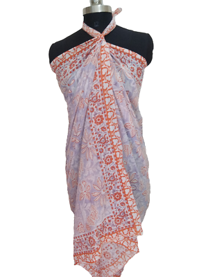 #ad Women Beach wear sarong Indian Pure Cotton Summer Wrap Skirt Bikini Wear Pareo $25.99