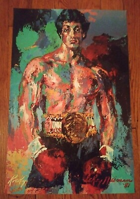 #ad Rocky 3 Canvas Art Print   11quot;x17quot;  Leroy Neiman  GLOSS FINISHED Stallone $25.00