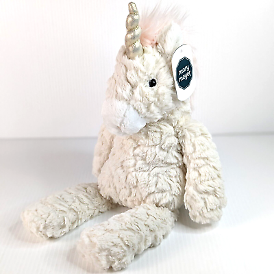 #ad Mary Meyer Cream Putty White Unicorn Cute Soft Toy Friend 15quot; Gift Animal NWT $15.19