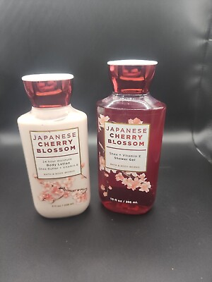 #ad #ad Bath amp; Body Works JAPANESE CHERRY BLOSSOM Body Lotion amp; Shower Gel Set of 2 NEW $25.00