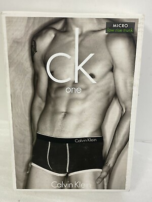 Calvin Klein ONE CK Men#x27;s Underwear Briefs XL MICRO LOW RISE TRUNK U8516 001 $18.00