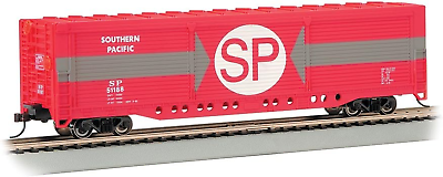 #ad HO Scale Evans All Door Box Car Southern Pacific #51188 Silver $36.99
