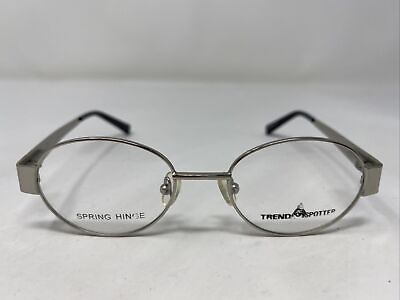 #ad Trend Spotter 90 SILVER 43 16 130 Metal Full Rim Eyeglasses Frame VY84 $55.00