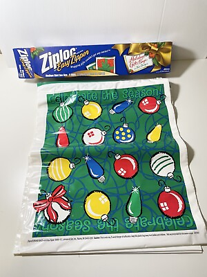 #ad Ziploc Holiday Bags for Gifts and Storage 5 Medium Bags Shirt Box Size 2001 $18.00
