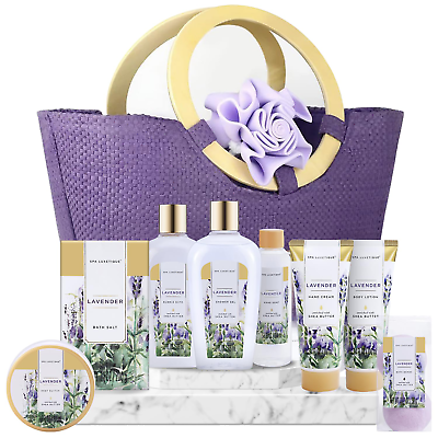 #ad #ad Gift Baskets for Women Spa Gifts for Women 10Pcs Lavender Gift Sets with Body L $46.99