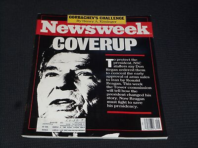 #ad 1987 MARCH 2 NEWSWEEK MAGAZINE COVERUP FRONT COVER L 19197 $39.99