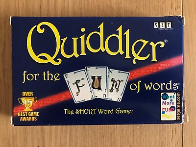 #ad Quiddler by Set Enterprises Short Word and Solitaire Card Game for Fun of Words $9.99