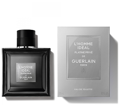 #ad Guerlain L#x27;Homme Ideal Platine Prive 100ml 3.3 oz Sealed Authentic Finescents $110.00