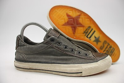 #ad Converse All Star x John Varvatos Men#x27;s 6 Women’s 8 Gray Textile Sneakers Shoes $49.45