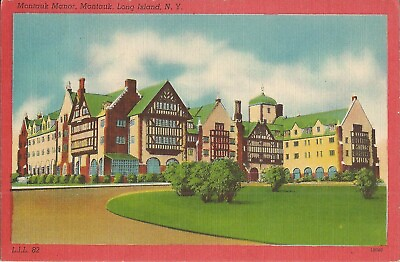 #ad Montauk NEW YORK Montauk Manor ARCHITECTURE 1942 Long Island Suffolk Co $15.00