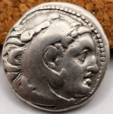 #ad Kingdom of Macedon Alexander III the Great AR Drachm Mylasa Caria Zeus $159.99