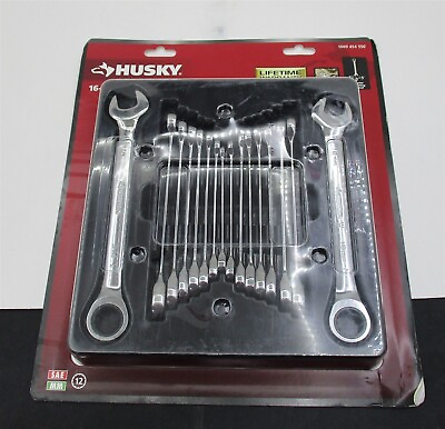 #ad Husky 16 Piece Ratcheting Wrench Set $43.95