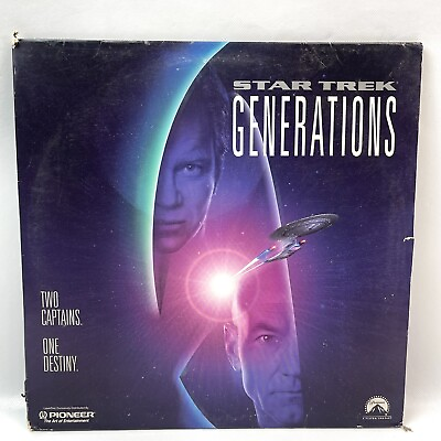 #ad Star Trek Generation Movie Laser Disc By Pioneer 1995 Digital Sound $10.39