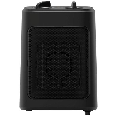 #ad 1500W Ceramic Electric Space Heater Overheating amp; Tip Over Protection Black $22.04