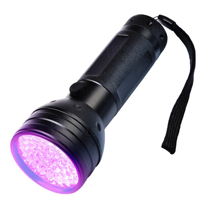 #ad UV 51 LED Flashlight Portable Ultra Violet Blacklight 395 nM Inspection Lamp AA $8.98