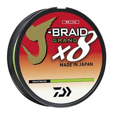 #ad Daiwa J Braid Grand x8 Braided Line Chartreuse $19.78