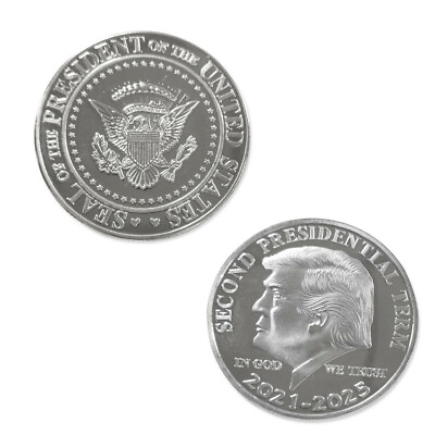 #ad 1PC Eagle Coin President 2021 2025 Novelty Inaugural Donald Trump Silver $2.29