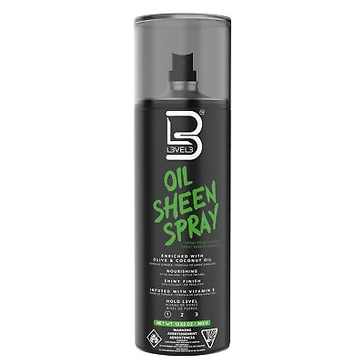 #ad Level 3 Oil Sheen Spray Adds Shine To Hair After Styling Infused With Vit $20.19