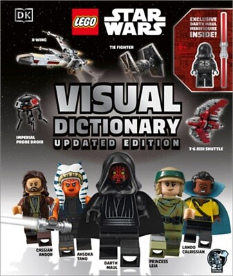 #ad Lego Star Wars Visual Dictionary Updated Edition: With Exclusive Star Wars Minif $25.55