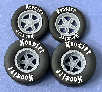 #ad Resin 15 17 Scale inch “Billet Specialties Comp 5” Wheels With Drag Slicks 1 24 $18.99