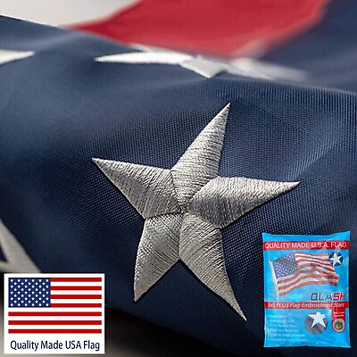 #ad #ad US American Flag 3x5 Quality Made USA Flag Embroidered United States Flag $14.37