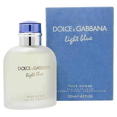 Dolce amp; Gabbana Light Blue Men 4.2 oz 125 mL EDT Spray Brand New amp; Sealed $30.99