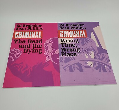 #ad Criminal Vol 3 amp; 7 Trade Paperback TPB Lot Graphic Novel Ed Brubaker Crime Comic $26.99