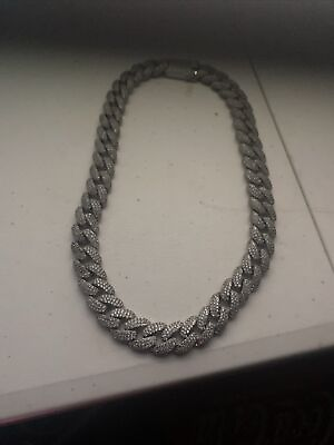#ad 18 40quot;MEN Stainless Steel 3 4 5 6 8mm Silver Miami Cuban Curb Chain Necklace*155 $22.00