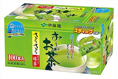 #ad ITOEN Oi Ocha Green Tea Powder 0.8 g X 100 sticks Matcha Blended $23.48