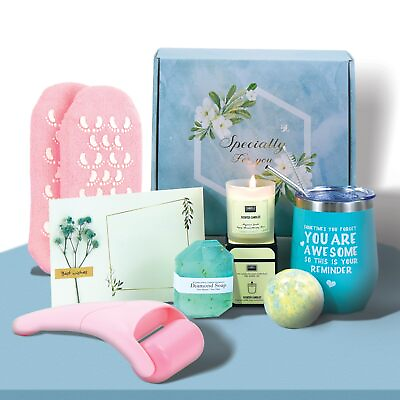 #ad SPA Gift Baskets for Women Relaxing Home SPA Birthday Gift for Women New Mom ... $39.88