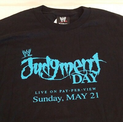 #ad Vintage WWE Shirt 2006 JUDGEMENT DAY Live Event Employee L PPV WWF Cena Orton $99.99