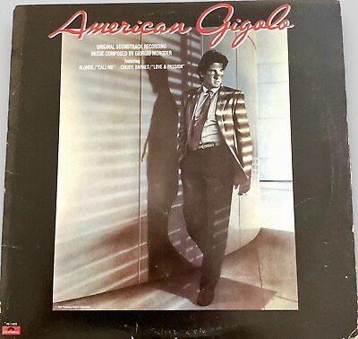 #ad 1980 American Gigolo Original Soundtrack Vinyl Record Tested PD 1 6259 B $5.95