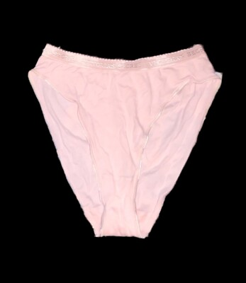 #ad Women’s Victoria’s Secret Vintage 1999 Pink 100% Cotton Hi Leg Briefs Size M $40.00