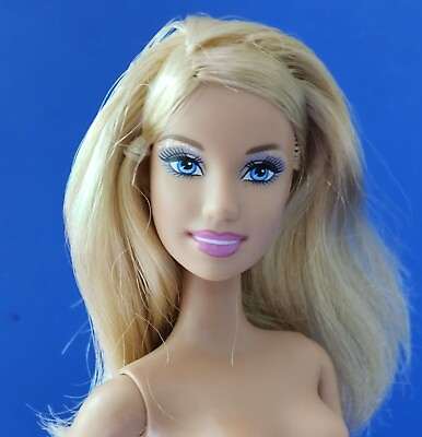 #ad BARBIE BLONDE PONYTAIL NUDE Belly Button ARTICULATED Body BEAUTIFUL MAKEUP $14.59