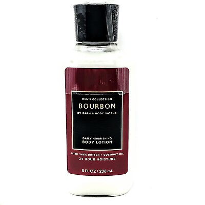 #ad Bath and Body Works Men#x27;s Collection BOURBON Body Lotion 8 fl oz 236 mL *NEW* $17.99