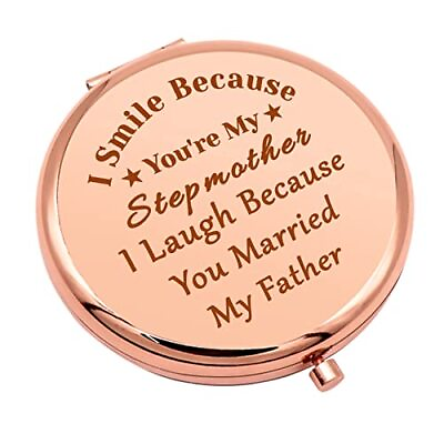#ad Stepmother Gift Compact Mirror for Bonus Mom Step Mom Wedding Gifts Bonus Mom... $13.35