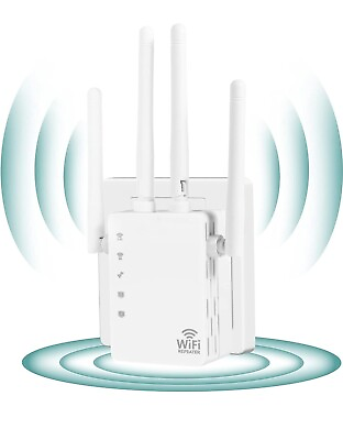 #ad WiFi Extenders Signal Booster for Home Cover Up to 8000 sq. ft amp; 35 Devices W... $44.98