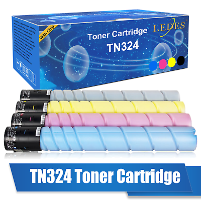 #ad Compatible Minolta Konica Toner Cartridge for C368 TN324K Bizhub C308 C258 4pk $159.00