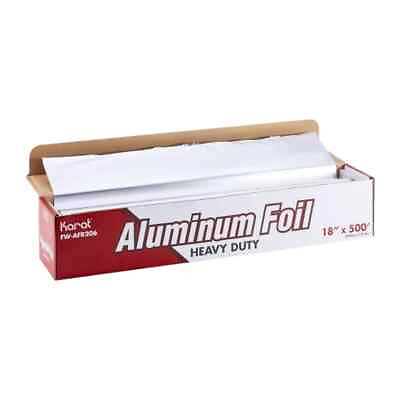 #ad Karat 18quot;x 500#x27; Heavy Duty Aluminum Foil Roll 1 Roll FW AFR206 $49.13