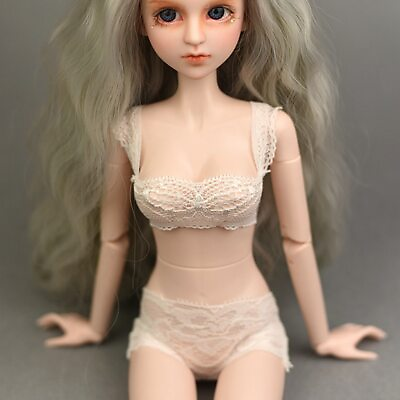 #ad Fashion White Lace Underwear Set For 1 4 BJD Ball Jointed Dolls Clothes $7.59