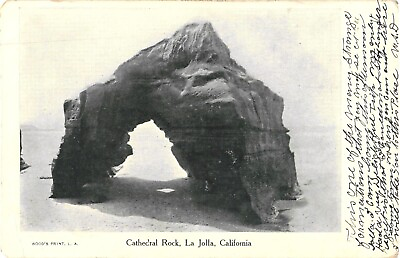 #ad View of Cathedral Rock La Jolla California Postcard $9.99