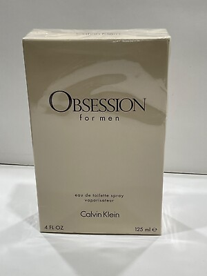 #ad Calvin Klein Obsession for Men Eau De Toilette Spray 4 Fl Oz NEW free shipping $29.99