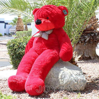 Joyfay Giant Teddy Bear 63quot; 160cm Birthday Valentine Gift Red $101.84