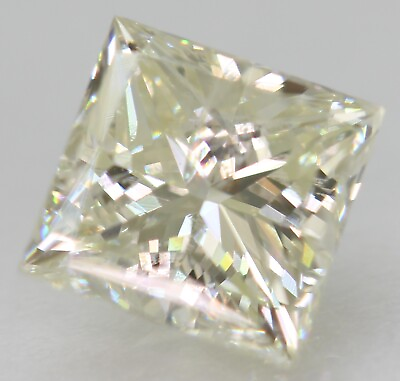 #ad Certified 1.00 Carat J SI1 Princess Enhanced Natural Loose Diamond 5.38x5.3m 2VG $1211.99