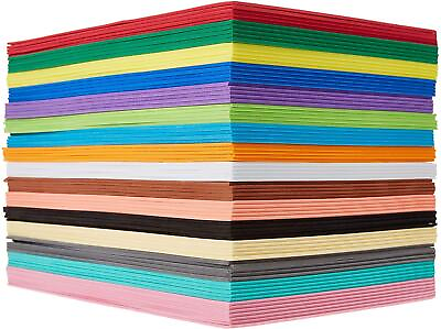 #ad 80 Pack EVA Foam Handicraft Sheets 6 x 9 Inches Colorful Crafting Sponge Pa... $28.14