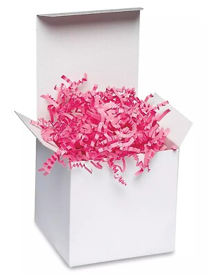#ad #ad 1 Lb 16oz PINK Crinkle Cut Paper Shred Baby Bridal Shower Gift Basket Box Filler $19.97