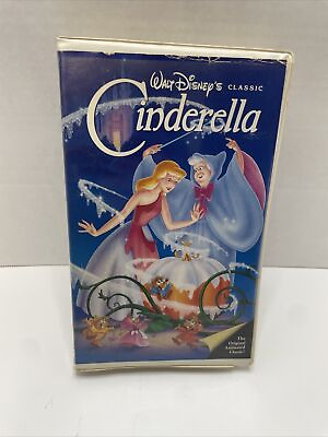 #ad Cinderella VHS Tape 1988 black diamond classic $5.99