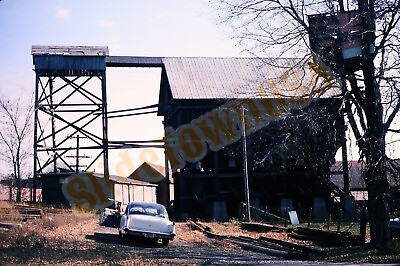 #ad Vtg 1964 Train Slide Old Railroad Coal Elevator Car Tree House X3A131 $7.50